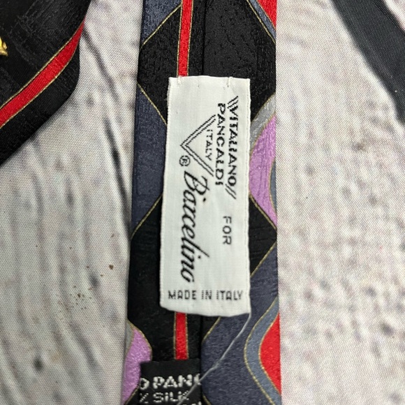 Vitalliano Pancaldi-vintage authentic tie - Picture 3 of 8